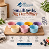 Pastel Ceramic Ramekin Bowl Set