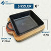 6" Cast Iron Sizzler