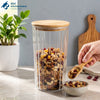 3 Piece Glass Storage Jar Set