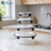 4-Piece Airtight Acrylic Food Storage Container Set