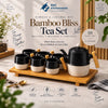 Bamboo Bliss Ceramic Tea Set