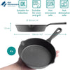 4" Mini Cast Iron Skillet