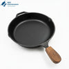 12" Wooden Handle Skillet