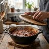 9" Wok Wood Base Lid
