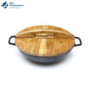 12.5" Wok Wooden Lid