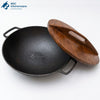 14" Wok Wooden Lid