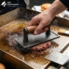 8" Cast Iron Burger Press