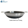 Laser Coated Karahi with Glass Lid