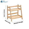 Bamboo Wooden Kitchen Spice & Storage Rack