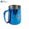 Blue Stainless Steel Milk Pitcher - image 3
