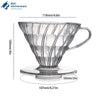 Clear Plastic V60 Pour Over Coffee Dripper - image 4