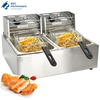 12L Double Tank Electric Fryer – Commercial