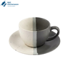 Elan Dual Tone Tea Cup & Saucer Set