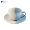 Elan Dual Tone Tea Cup & Saucer Set