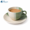 Elan Dual Tone Tea Cup & Saucer Set