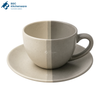 Elan Dual Tone Tea Cup & Saucer Set
