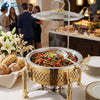 Luxury Golden Stainless Chafing Dish