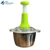 Hand Press Stainless Steel Food Chopper
