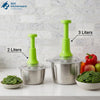 Hand Press Stainless Steel Food Chopper