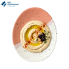 Dual Tone Hummus Plate – 8.5 Inch