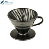 Matte Black Ceramic V60 Coffee Dripper - image 1
