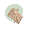 Premium Disposable Wooden Dining Fork