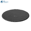 Black Stone Serving Plate Round