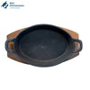 Deep Oval Cast Iron Sizzler