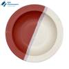 Dual Tone Soup Plate