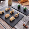 Black Stone Serving Plate Rectangle