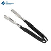 Stainless Steel Ice Tongs with Non Slip Black Handle - image 1