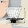 V60 Pour Over Coffee Dripper with Black Base - image 4