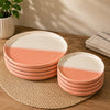 8-Piece Dual Tone Plate Set