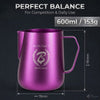 Barista Space Bright Pink Titanium Milk Pitcher 600ml