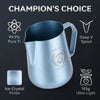 Barista Space Blue Titanium Milk Frothing Pitcher 600ml