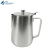 Stainless Steel Milk Frothing Pitcher with Lid