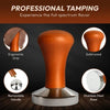 Premium Wooden Handle Espresso Coffee Tamper | 53mm & 58mm