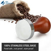 Premium Wooden Handle Espresso Coffee Tamper | 53mm & 58mm