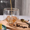 Double Walled Insulated Coffee Glass Cup