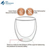 Double Walled Insulated Coffee Glass Cup