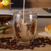 Double Walled Insulated Coffee Glass Cup