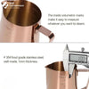 Rose Gold Stainless Steel Milk Frothing Pitcher — BGC Kitchenware