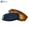 Cast Iron Sizzler Plate with Wooden Base